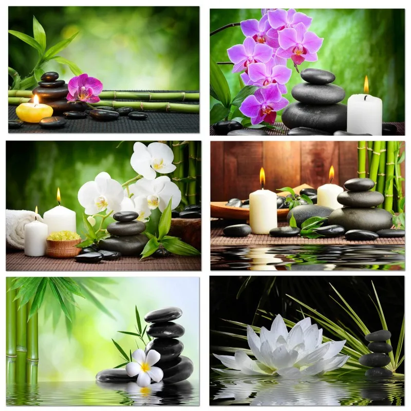 Spa Wellness Images - Zen Spa Still Life Canvas Wall