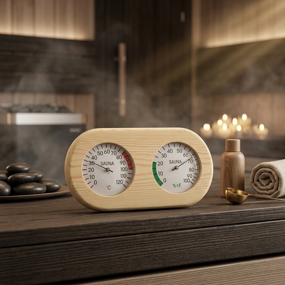 Dual Temperature Humidity Gaug - огляд і ціна Spa Wellness Center