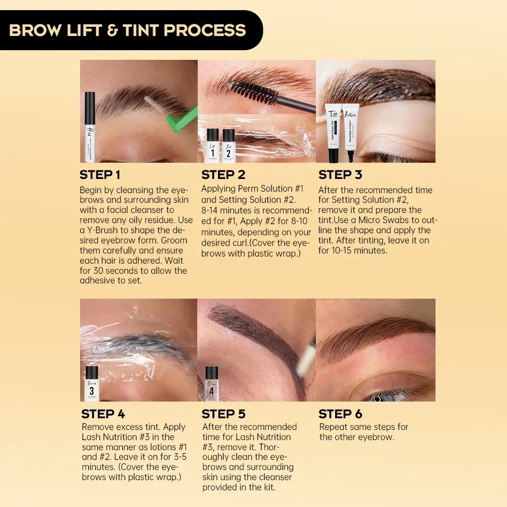 Gollee Lash Lift Kit 4 in 1 Br - огляд і ціна Brow Lamination Kit