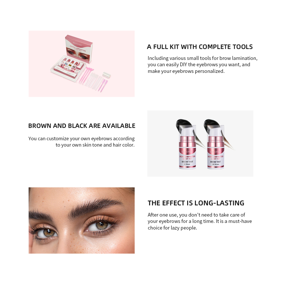 Semi-permanent Brow Lamination - огляд і ціна Brow Lamination Kit
